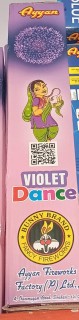 4” Ayyan Violet Dance
